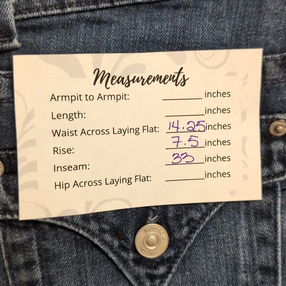 Hudson Jeans Signature Bootcut Jean - Sz 25 - EUC - Picture 9 of 9